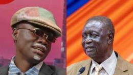 Collage image of Professor Aduol and Senator Oburu Oginga.